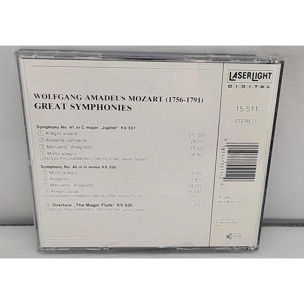 Sym 40/41 by W.A. Mozart (CD, 1990)