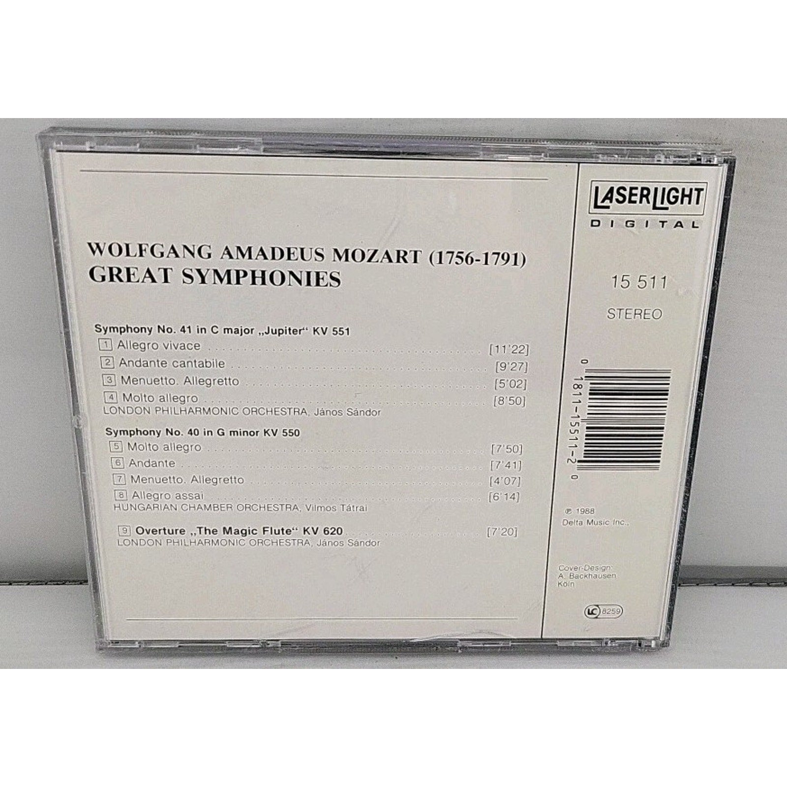 Sym 40/41 by W.A. Mozart (CD, 1990)