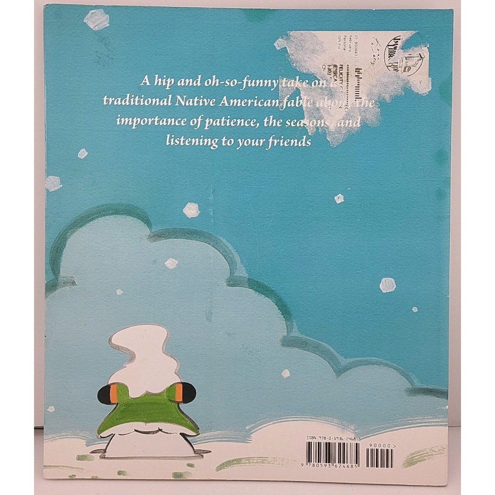 Rabbit's Snow Dance Bruchac 2012 Picture Book Native American Folklore Dial
