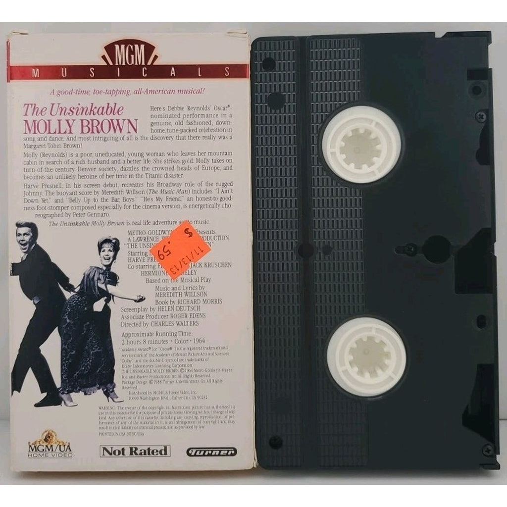 The Unsinkable Molly Brown VHS 1964/1988