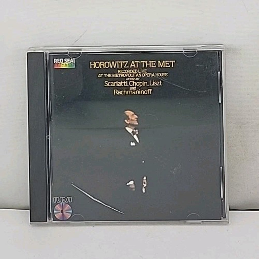 Horowitz at the Met [1982 CD] RCA Red Seal Scarlatti Chopin Liszt Rachmaninoff