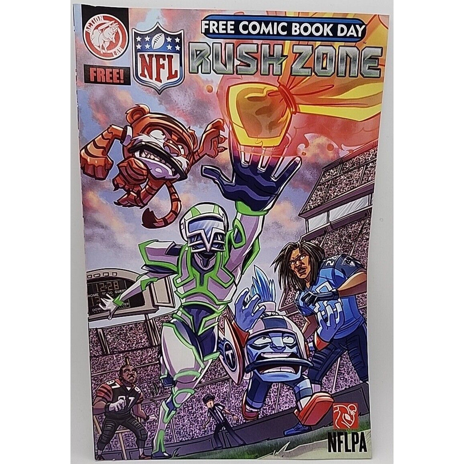 NFL Rush Zone / Skyward Preview (2013 Free Comic Book Day, FCBD, Action Lab)