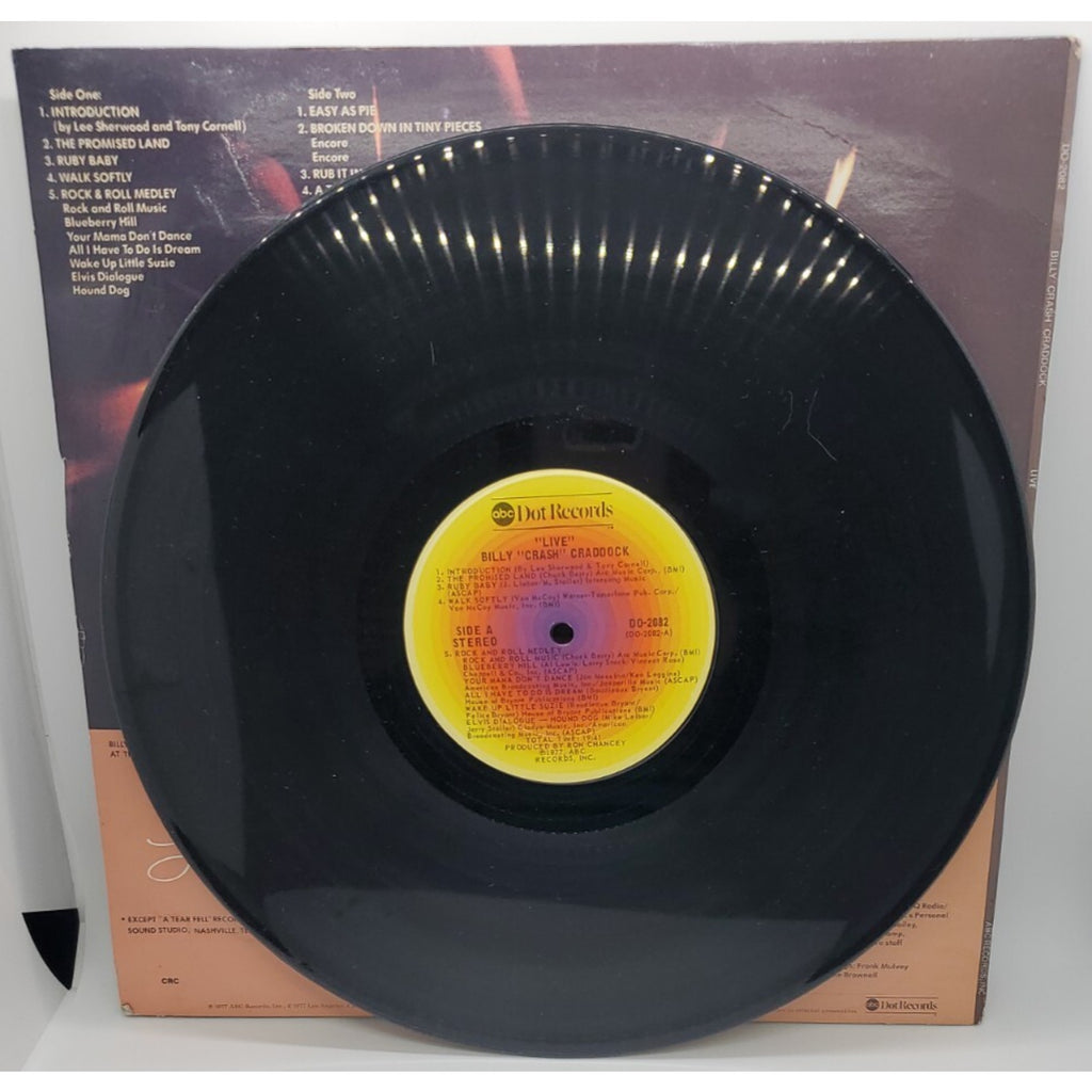 Billy 'Crash' Craddock – Live! - (Record)