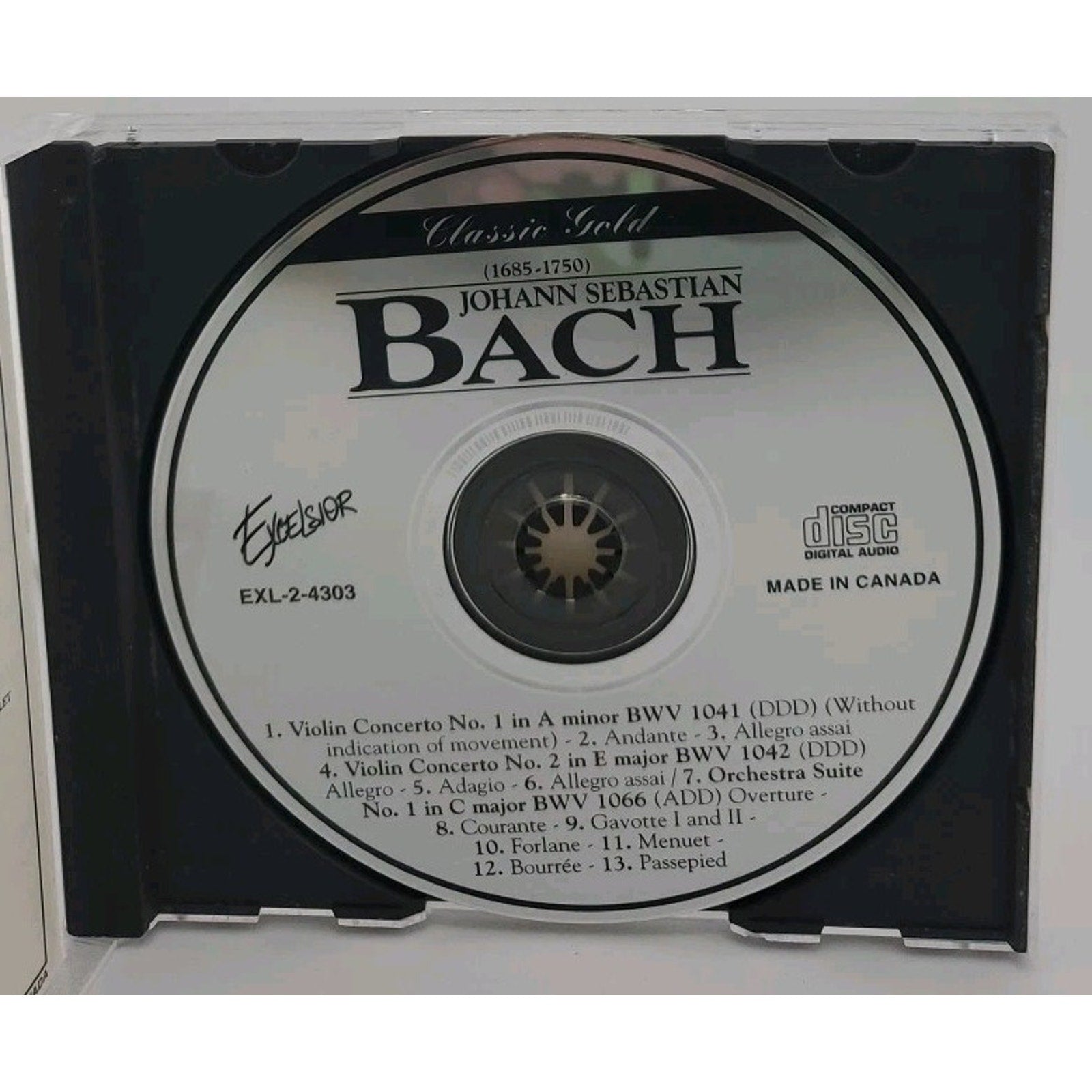 Classic Gold Johann Sebastian Bach (CD)