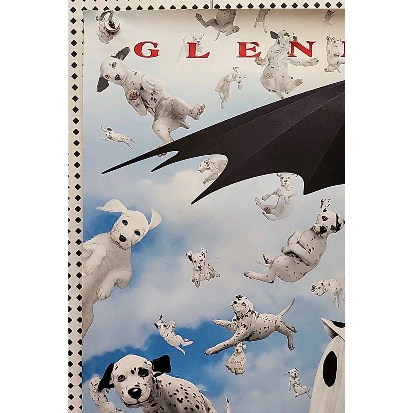 Disney 102 Dalmatians 40”x27” Double Sided Movie Poster