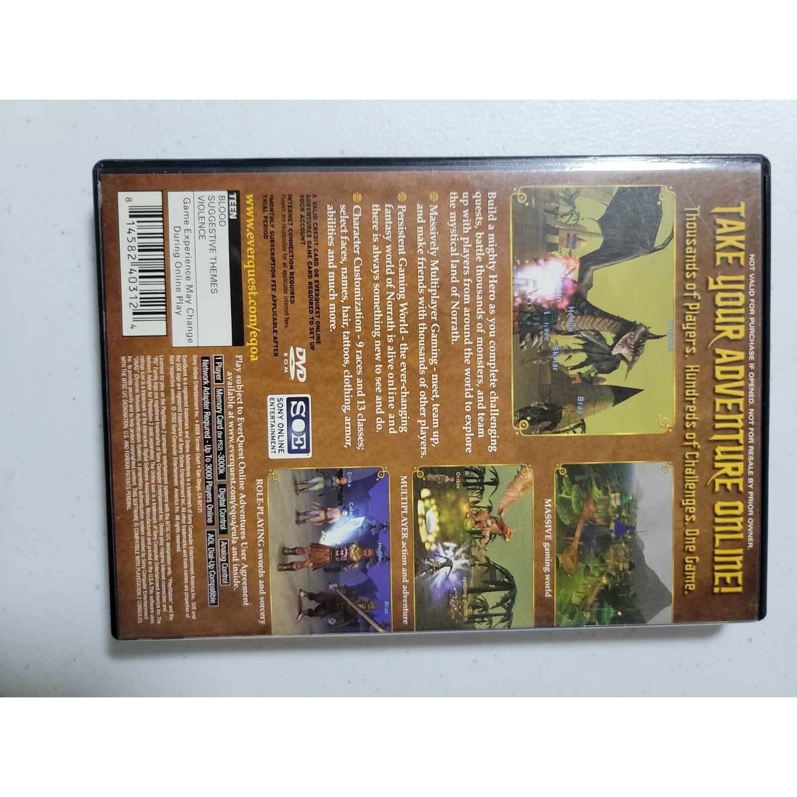 EverQuest Online Adventures (Sony PlayStation 2, 2003)