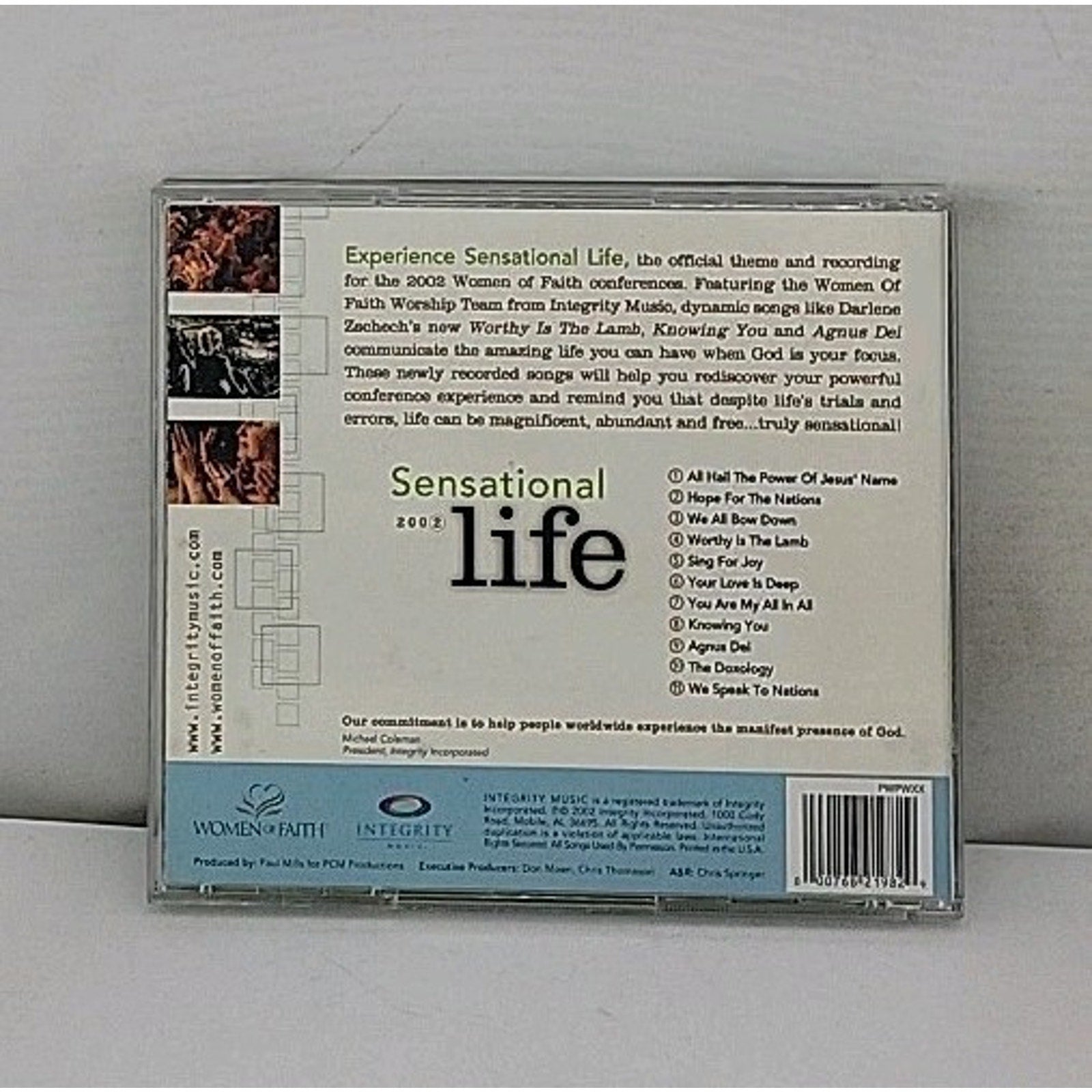 Women of Faith Sensational Life 2002 CD Integrity Music Christian Praise