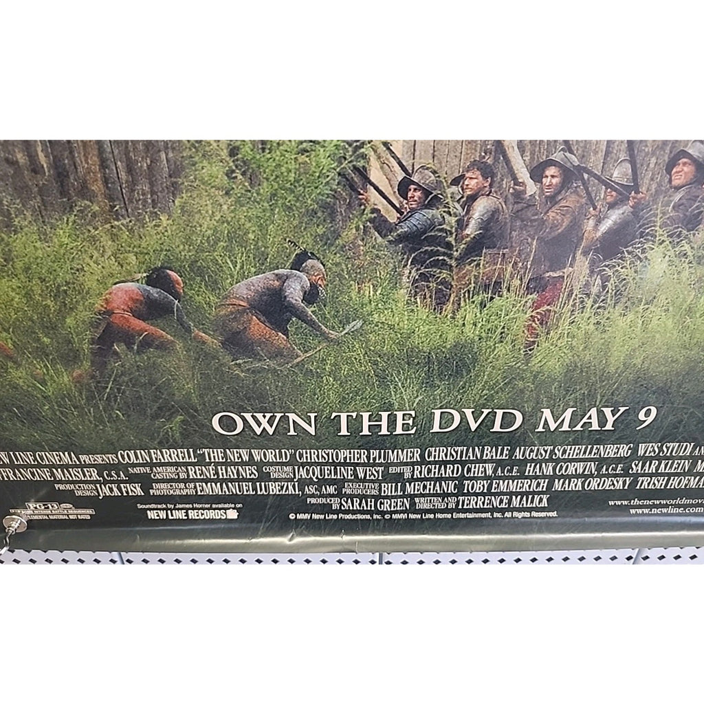 The New World Movie Poster DVD Release 27x40