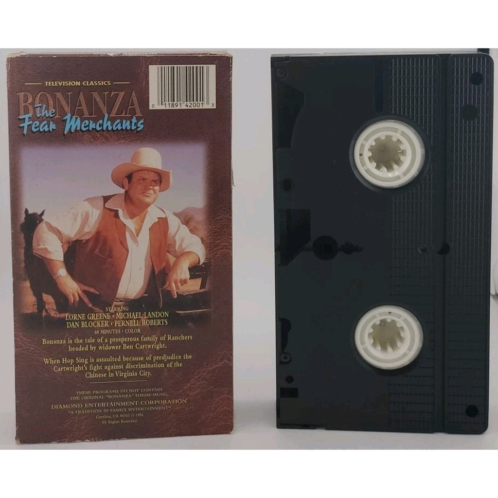 Television Classics Bonanza The Fear Merchants (VHS)