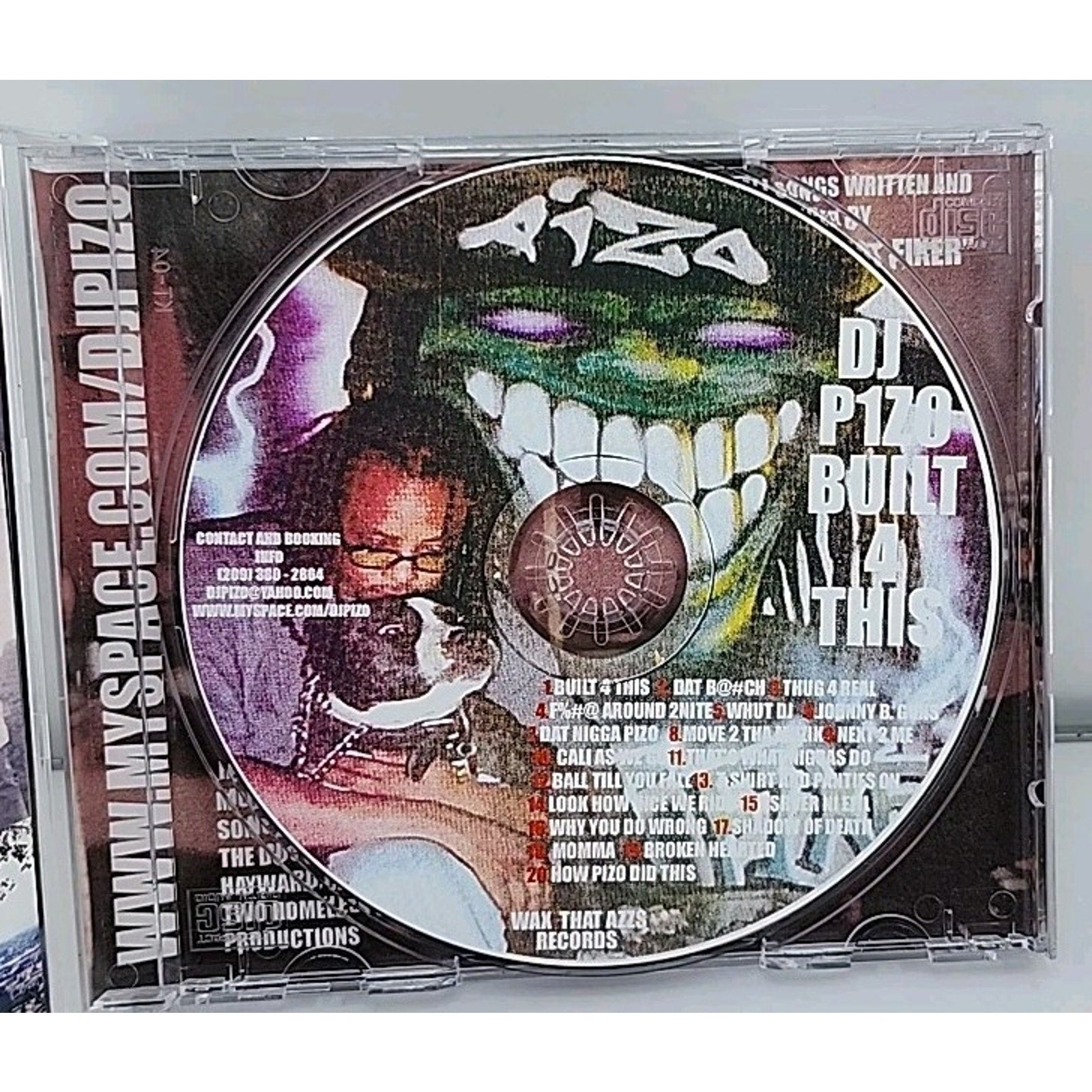 DJ P1zo Built 4 This (CD)