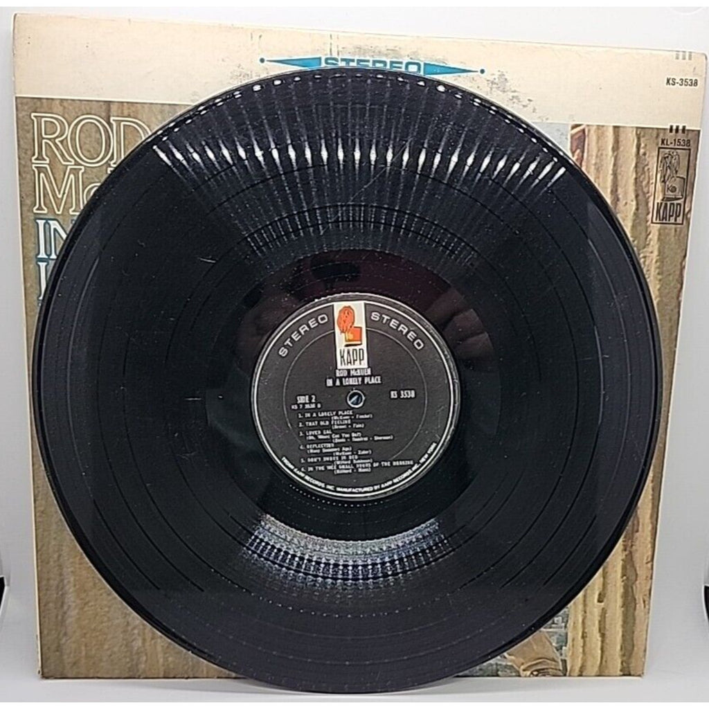 Rod McKuen In A Lonely Place (Record)