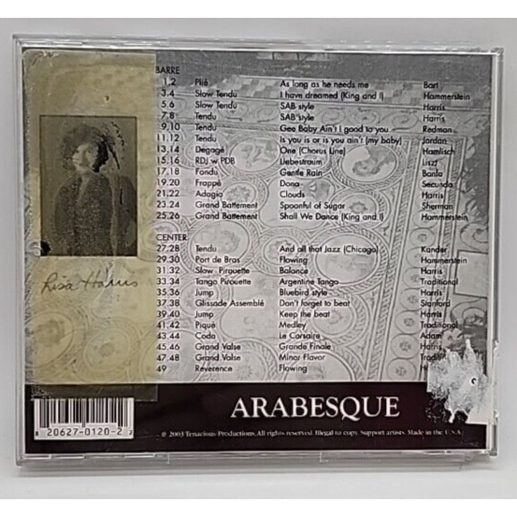 Arabesque by Lisa Harris (CD, 2007)
