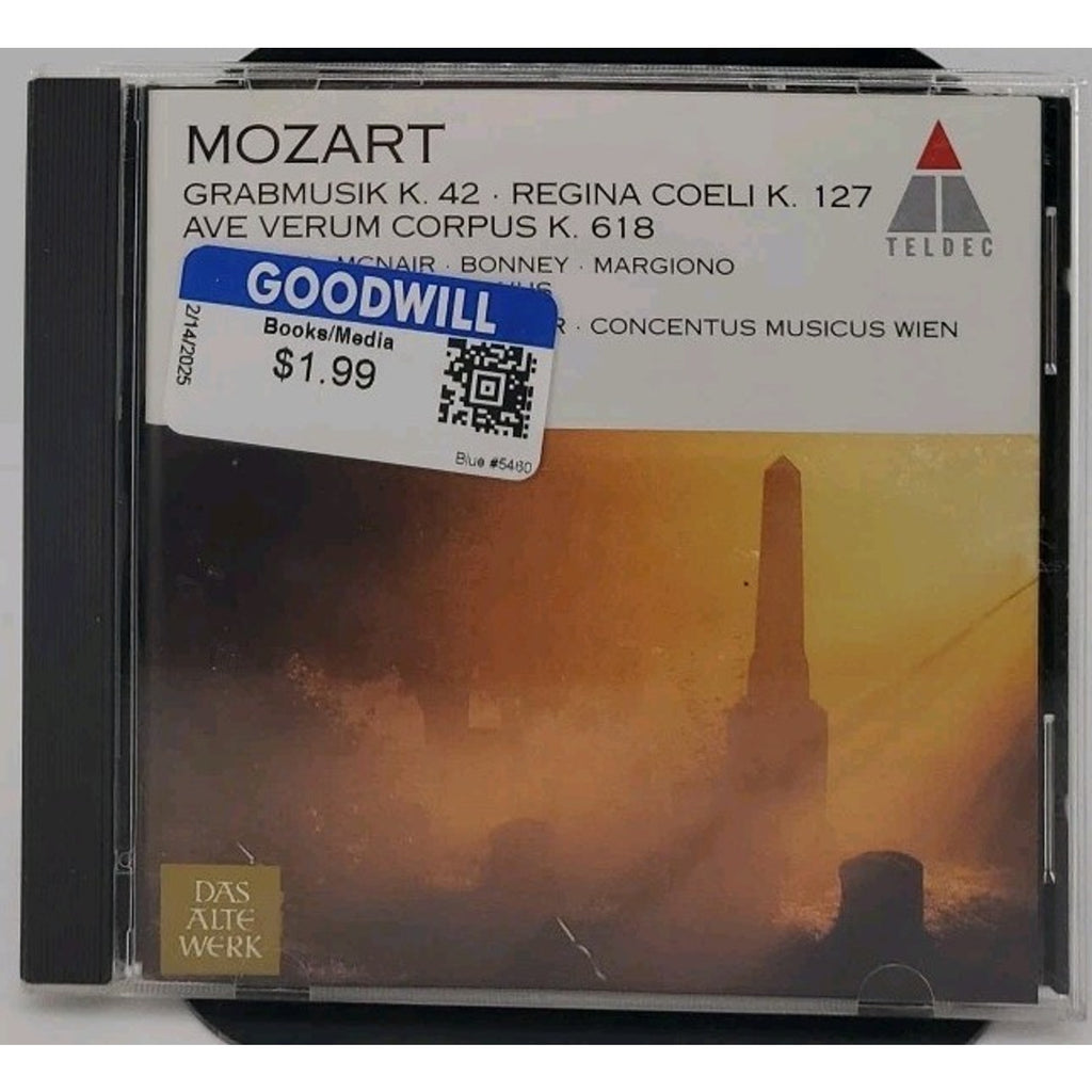 Mozart: Grabmusik K. 42 / Regina Coeli K. 127 / Ave Verum Corpus K. 618 (CD)
