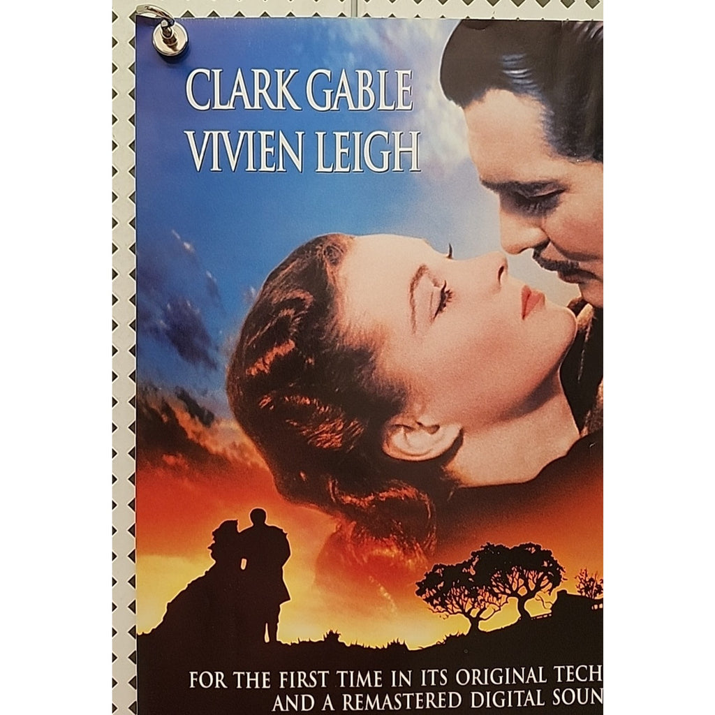 Gone With The Wind Original 13.5x20 Promotional Movie Poster