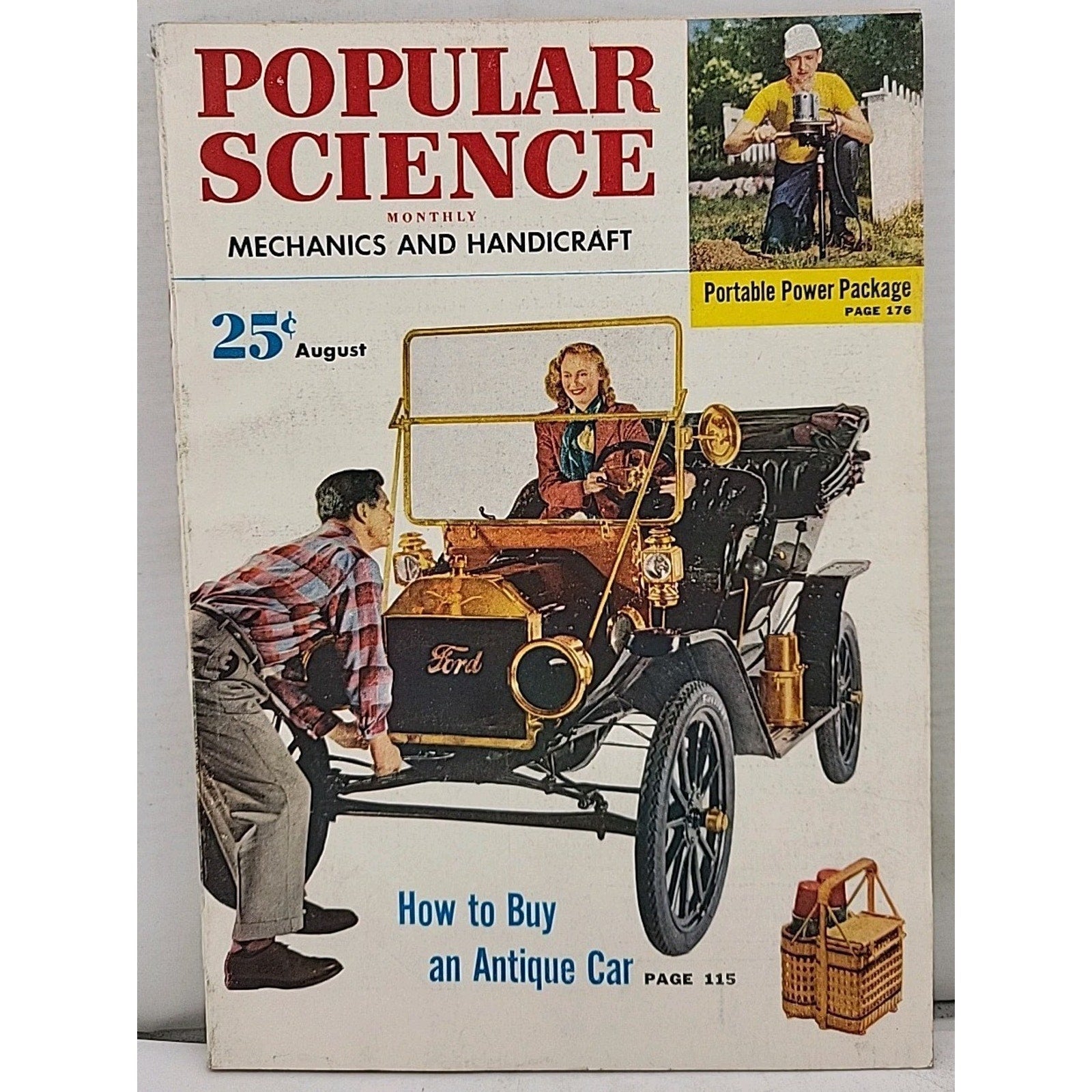 Popular Science Monthly Mechanics And Handicraft - August 1952 - Vol.161 No.2