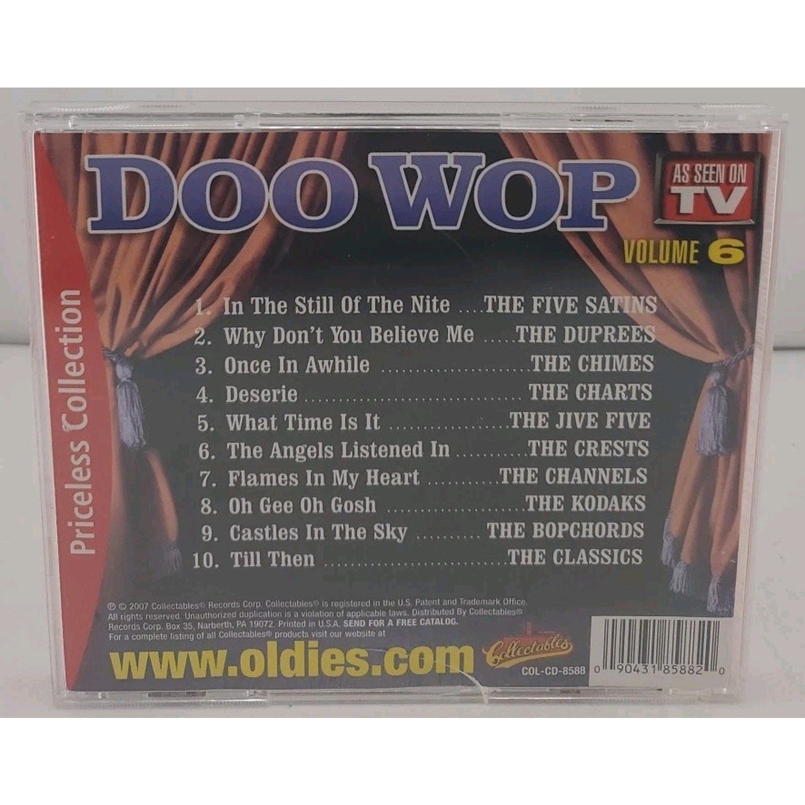 Doo Wop As Seen on TV, Vol. 6 by Various (CD, 2007)
