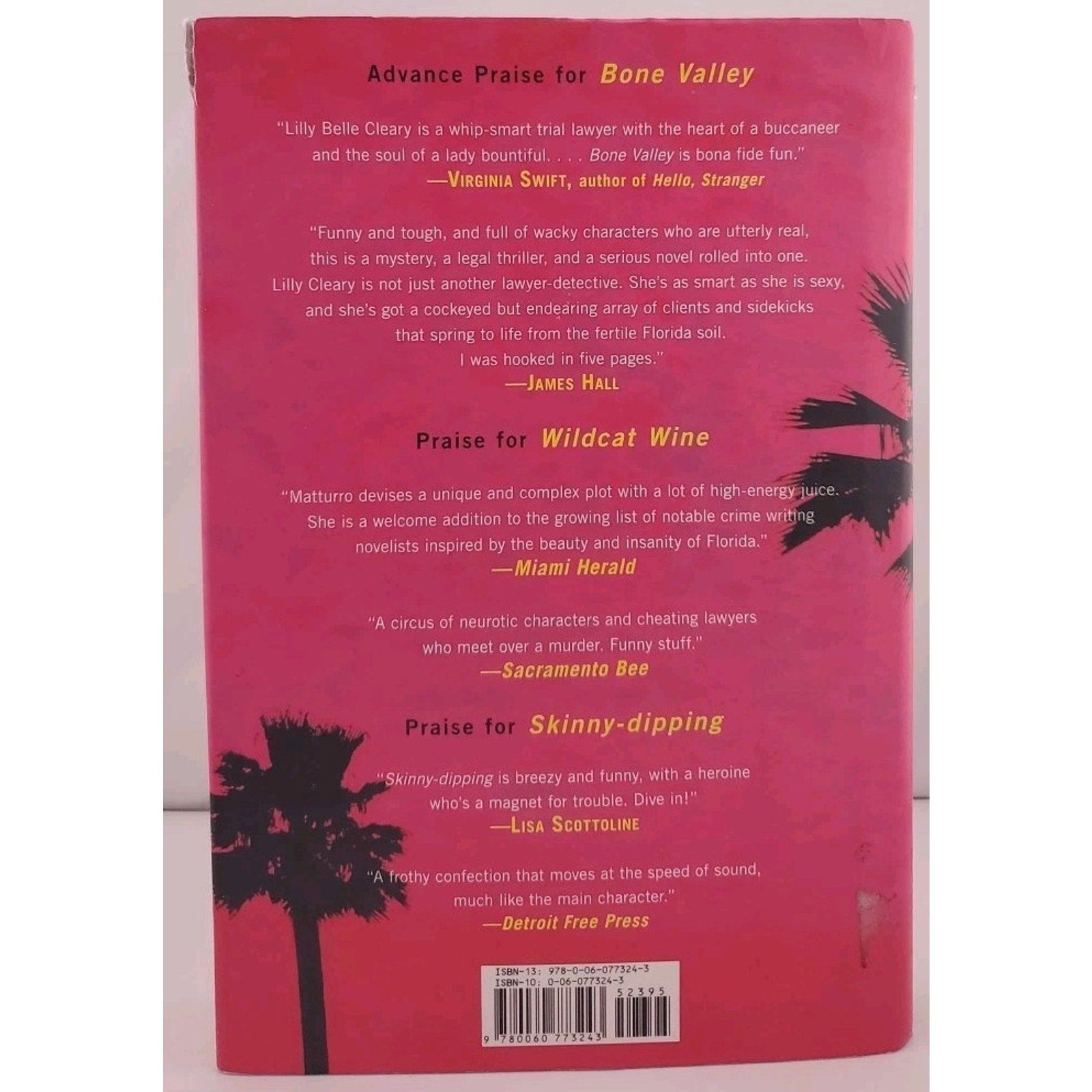 Bone Valley by Claire Matturro (2006, Hardcover)