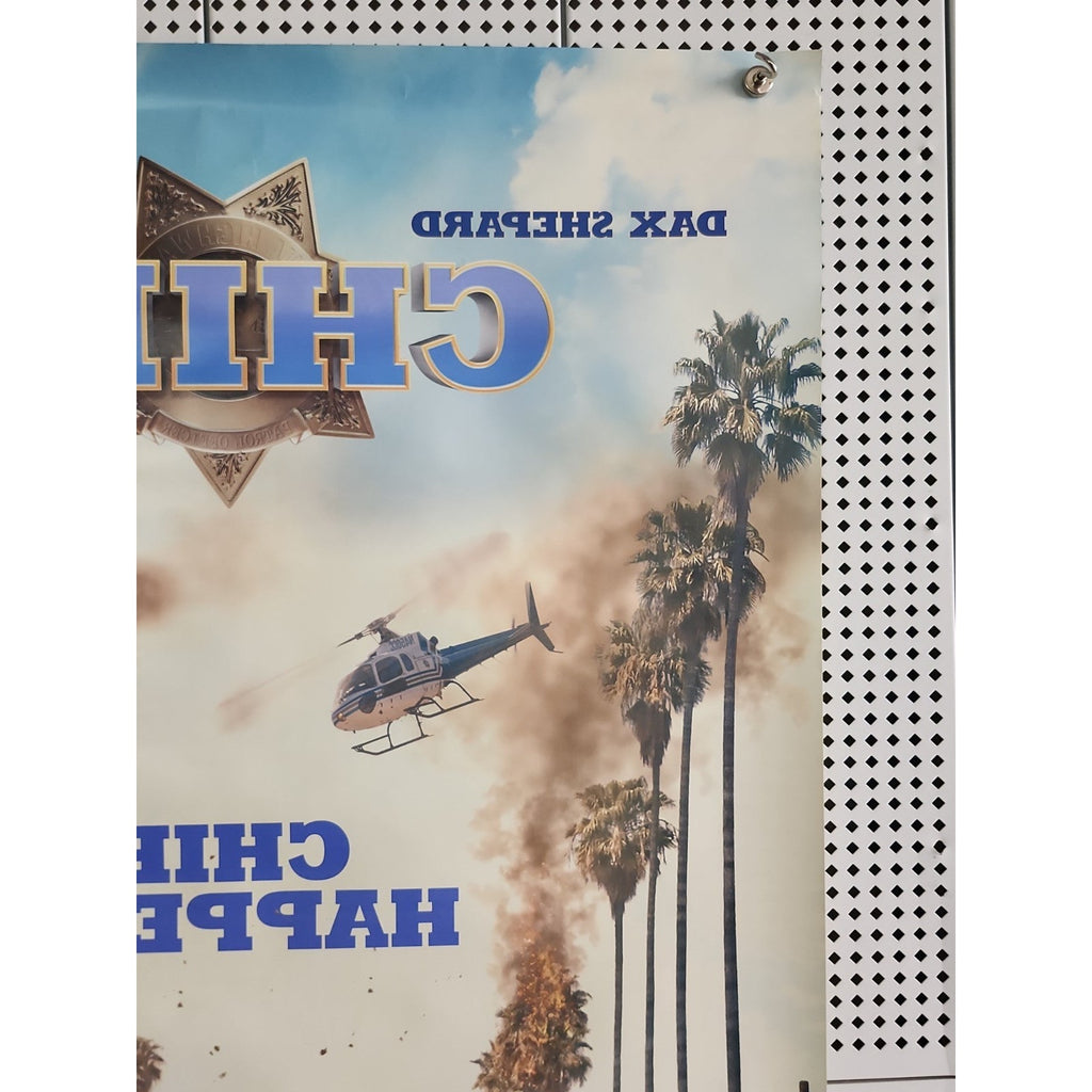 Chips Chip Happens Movie Promo Poster 27x40 2017 Dax Shepard