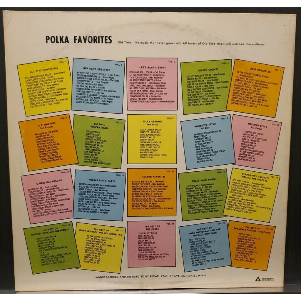 Polka Favorites Vol. 2 PF4002 New Ulm's Greatest (Record)
