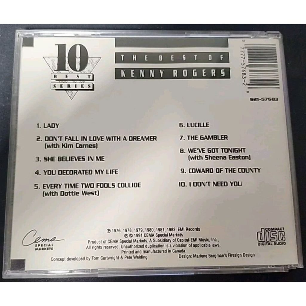 Best of by Rogers, Kenny (CD, 2016)
