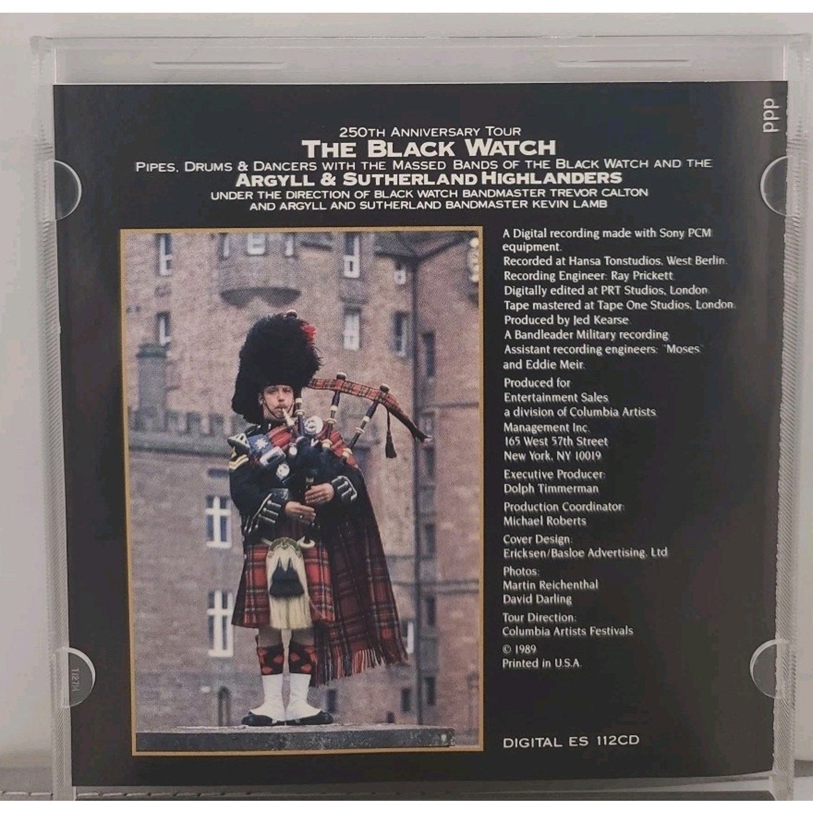 Argyle & Sutherland Highlanders - Black Watch 250th Anniversary (Audio CD 1989)