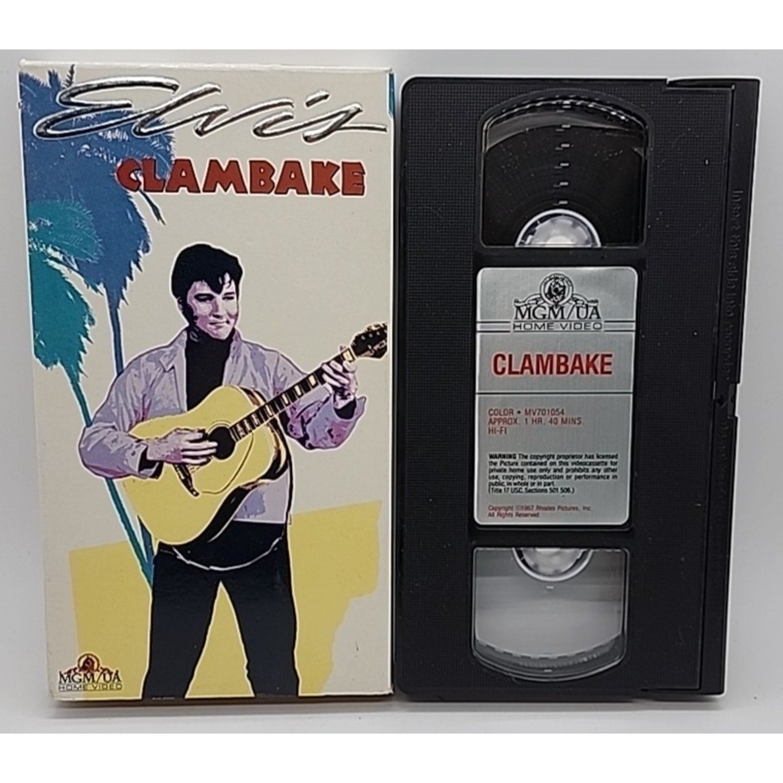 Elvis - Clambake (VHS, 1987, Movie Time)