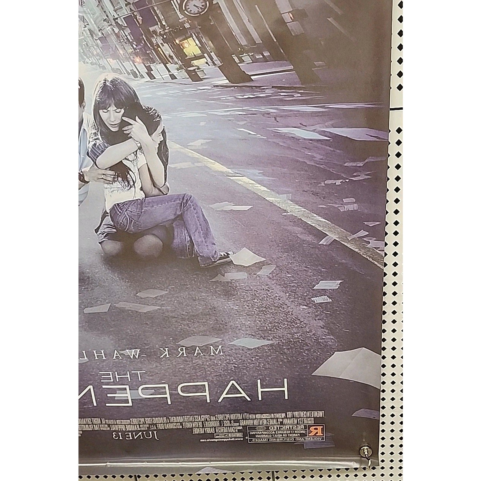 The Happening 2008 Double Sided Original Movie Poster 27" x 40" Mark Wahlberg