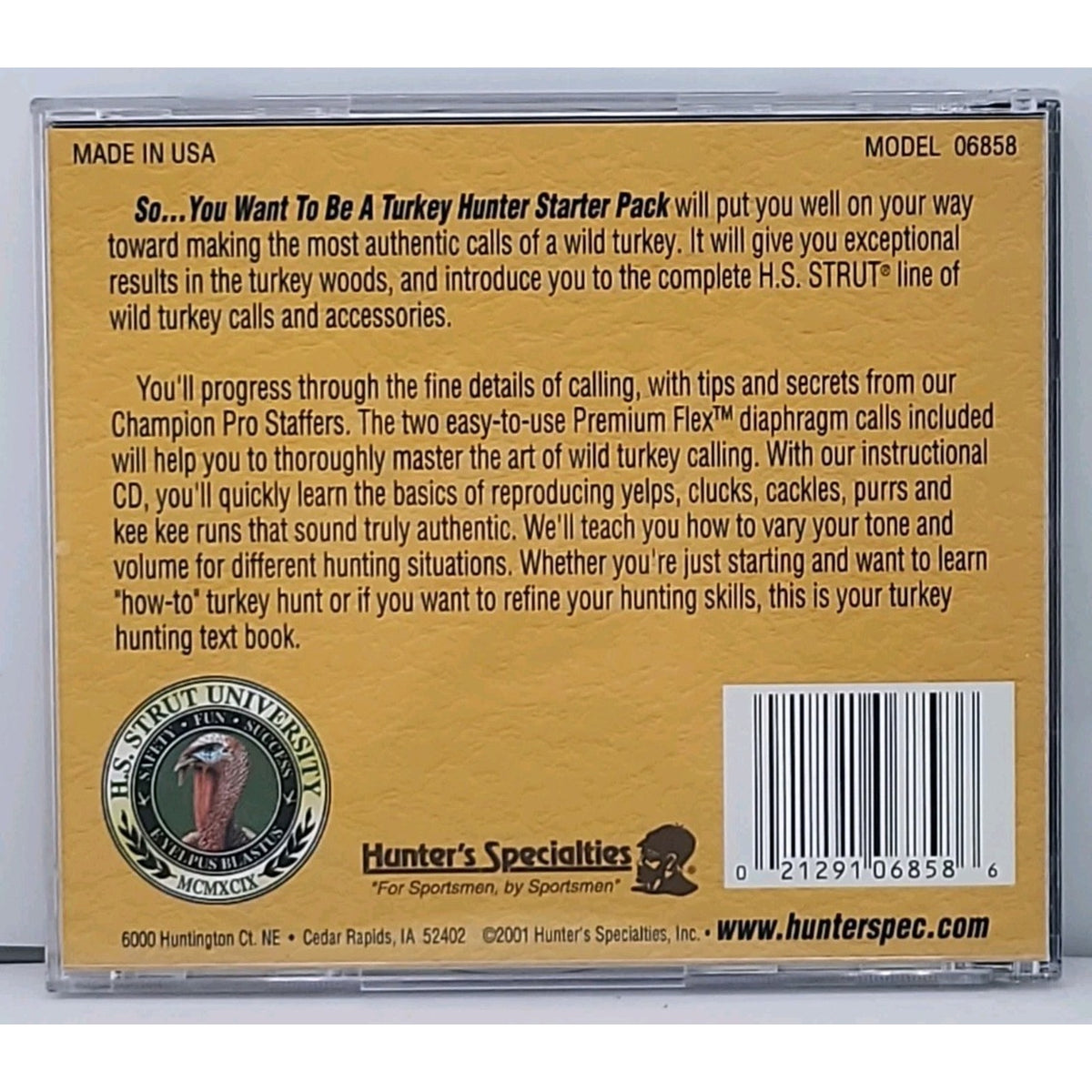 H.S. Strut So You Want To Be A Turkey Hunter Starter Pack CD