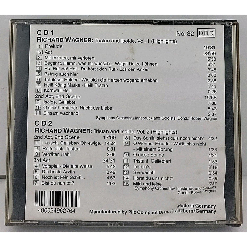 Richard Wagner : Tristan and Isolde Vol 1 & 2 - 2-CD Set