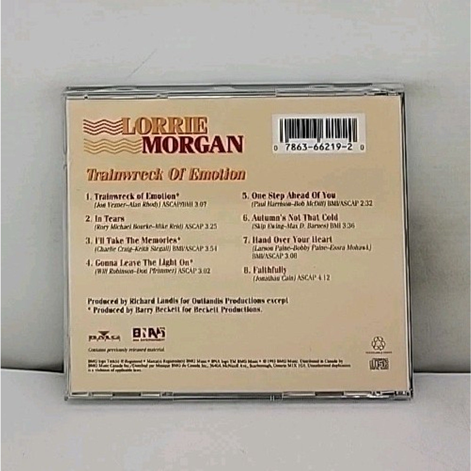 Trainwreck of Emotion by Lorrie Morgan (CD, Apr-1993, BNA)