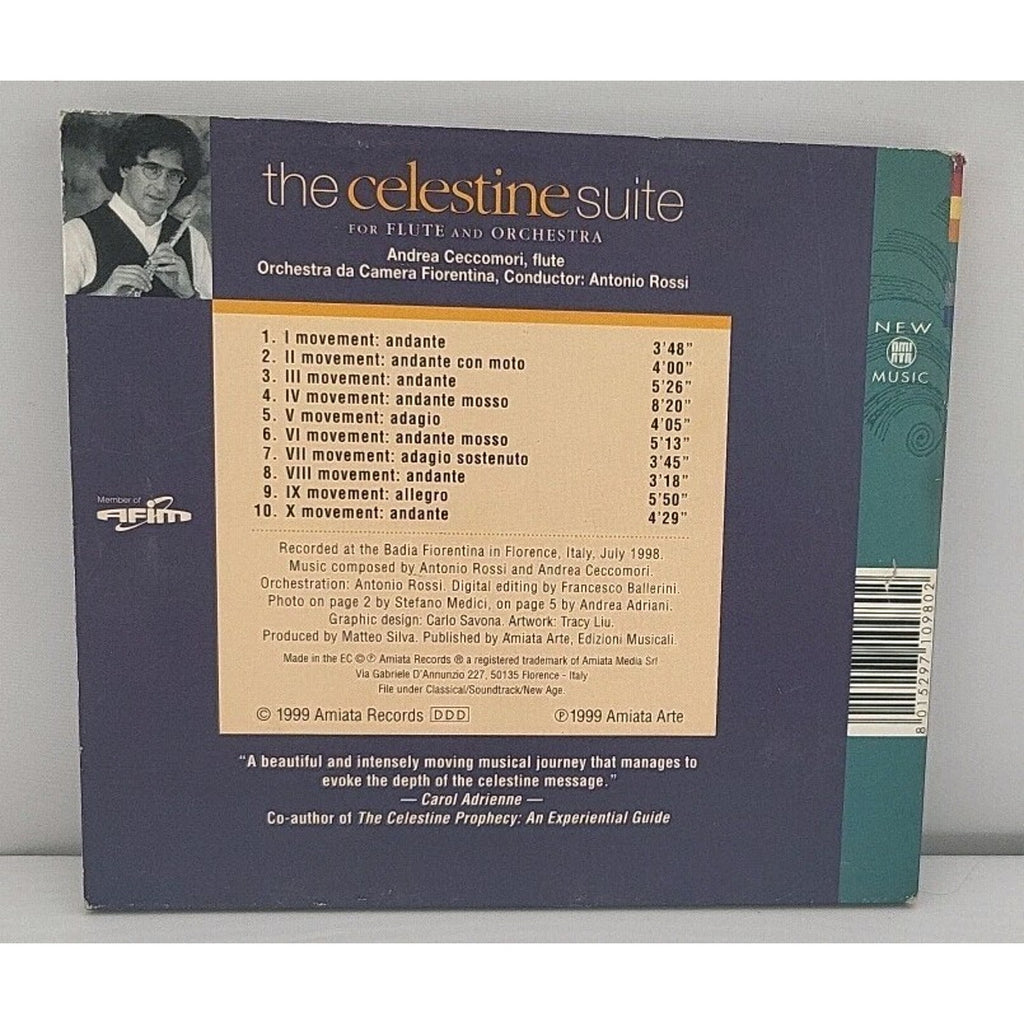 Andrea Ceccomori Antonio Rossi Celestine Suite For Slute Orchestra CD