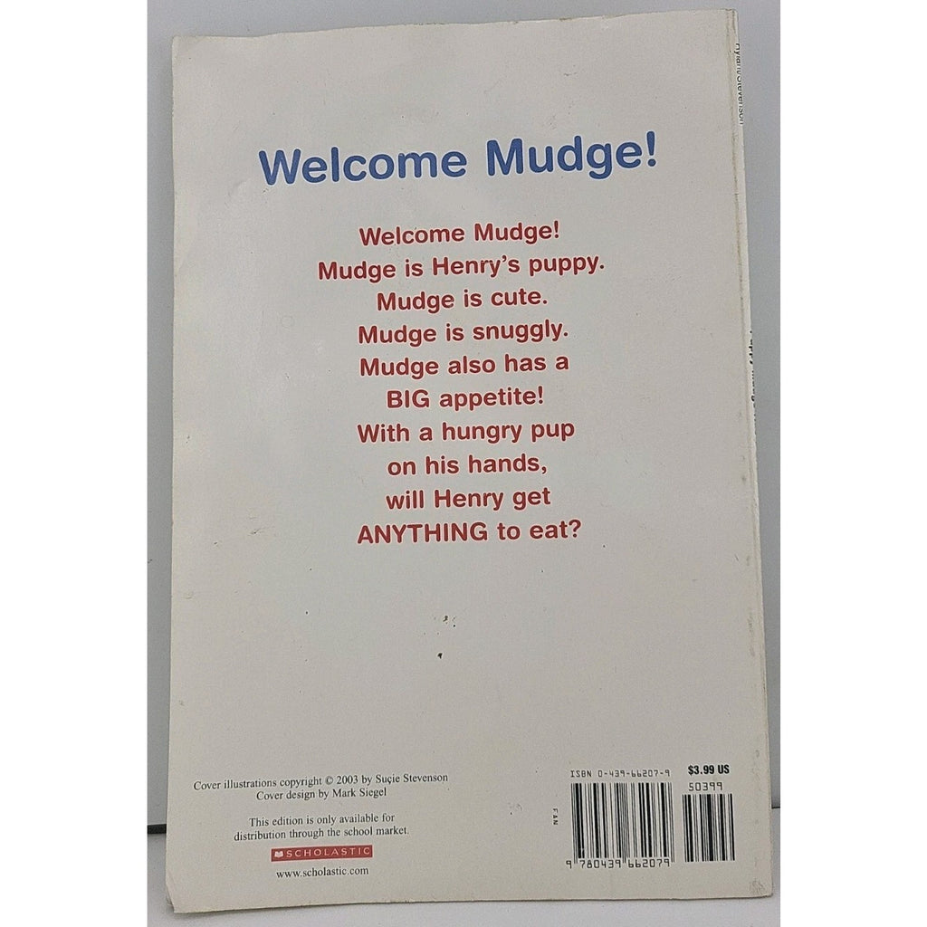 Puppy Mudge Has A Snack By Cynthia Rylant