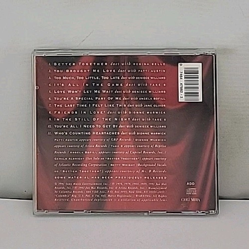 Better Together: the Duet Album by Mathis, Johnny (CD, 1991)