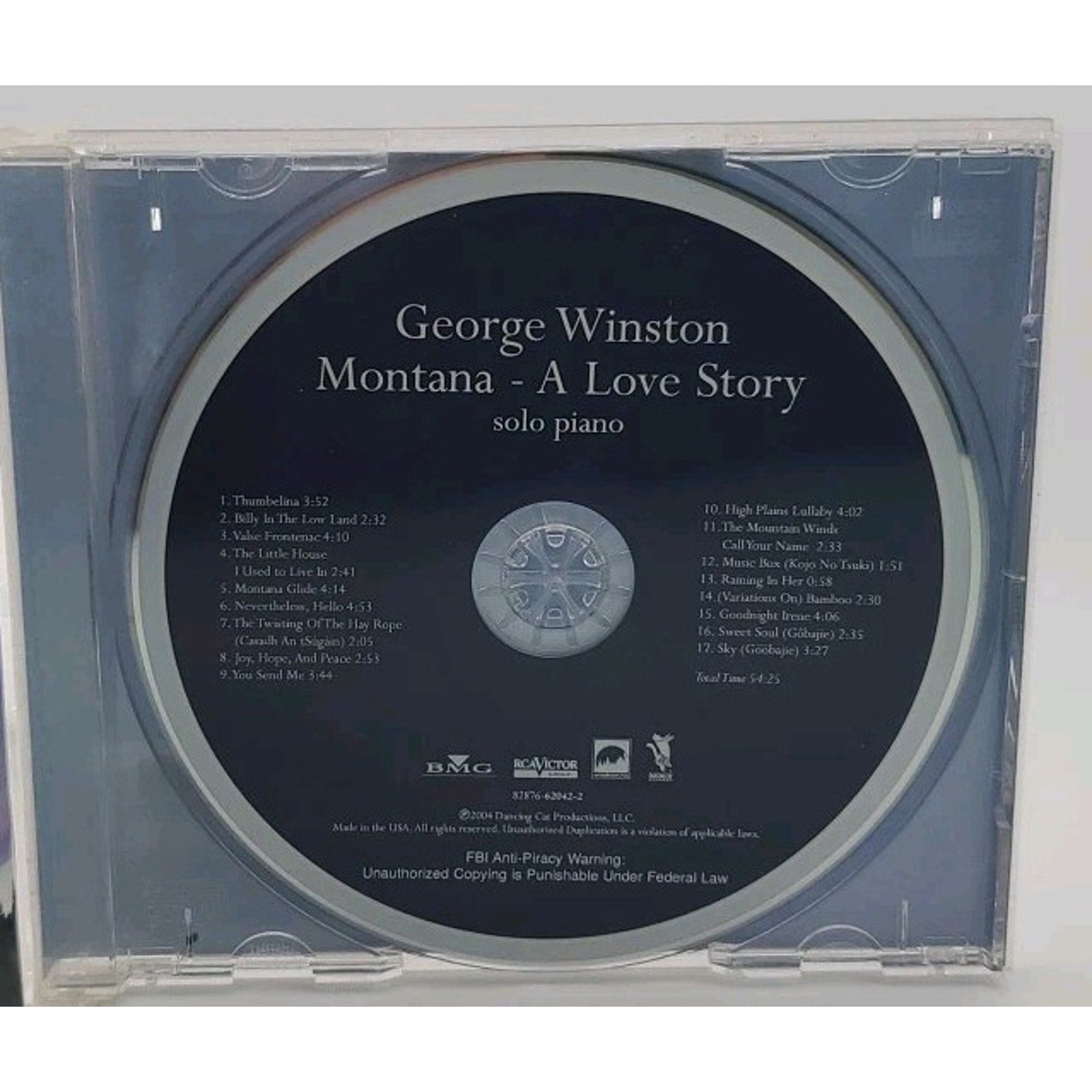 Montana: a Love Story by Winston, George (CD, 2004)