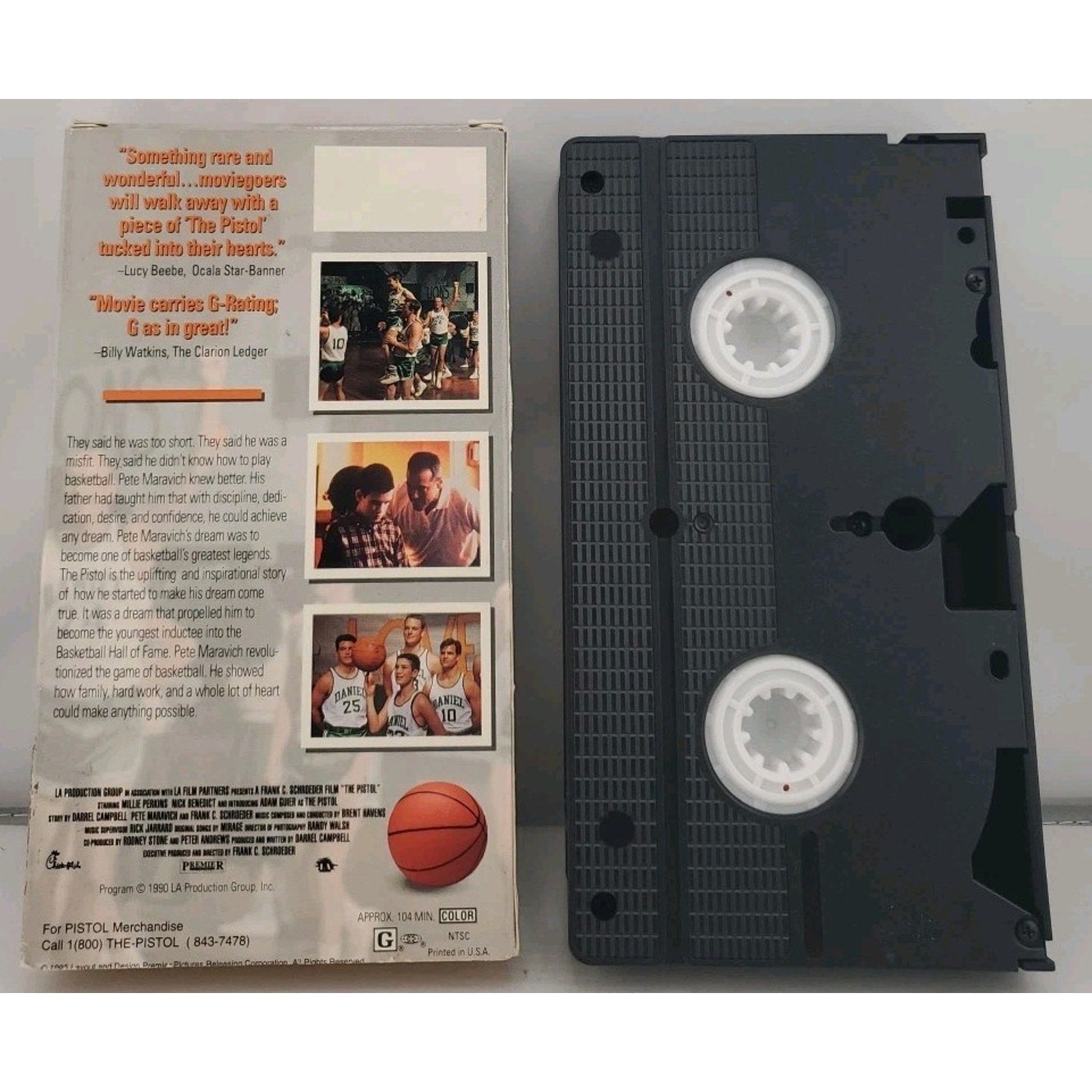 The Pistol: The Birth of a Legend (VHS, 1991)