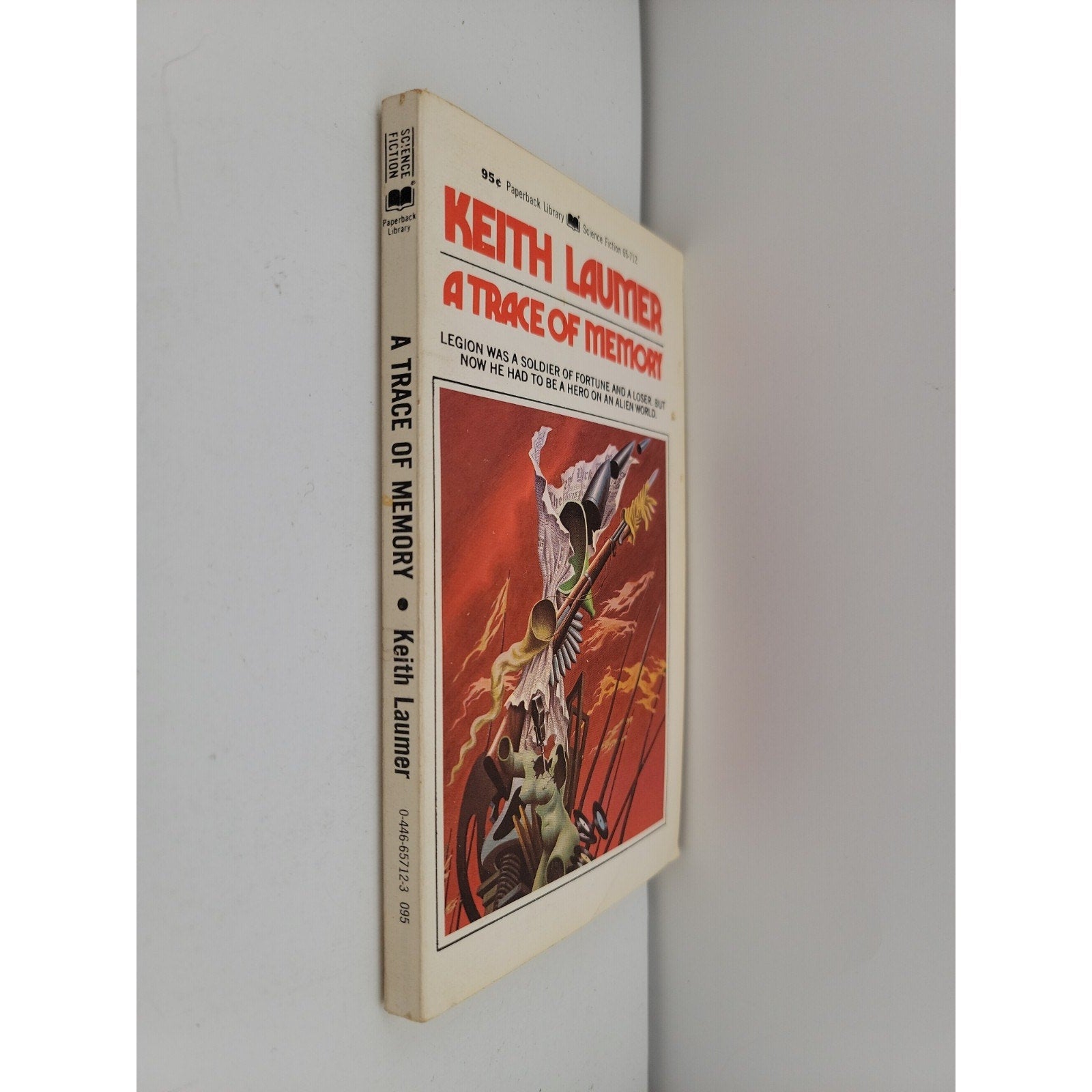 A Trace Of Memory by Keith Laumer 1972 1st Paperback Library (Science fiction