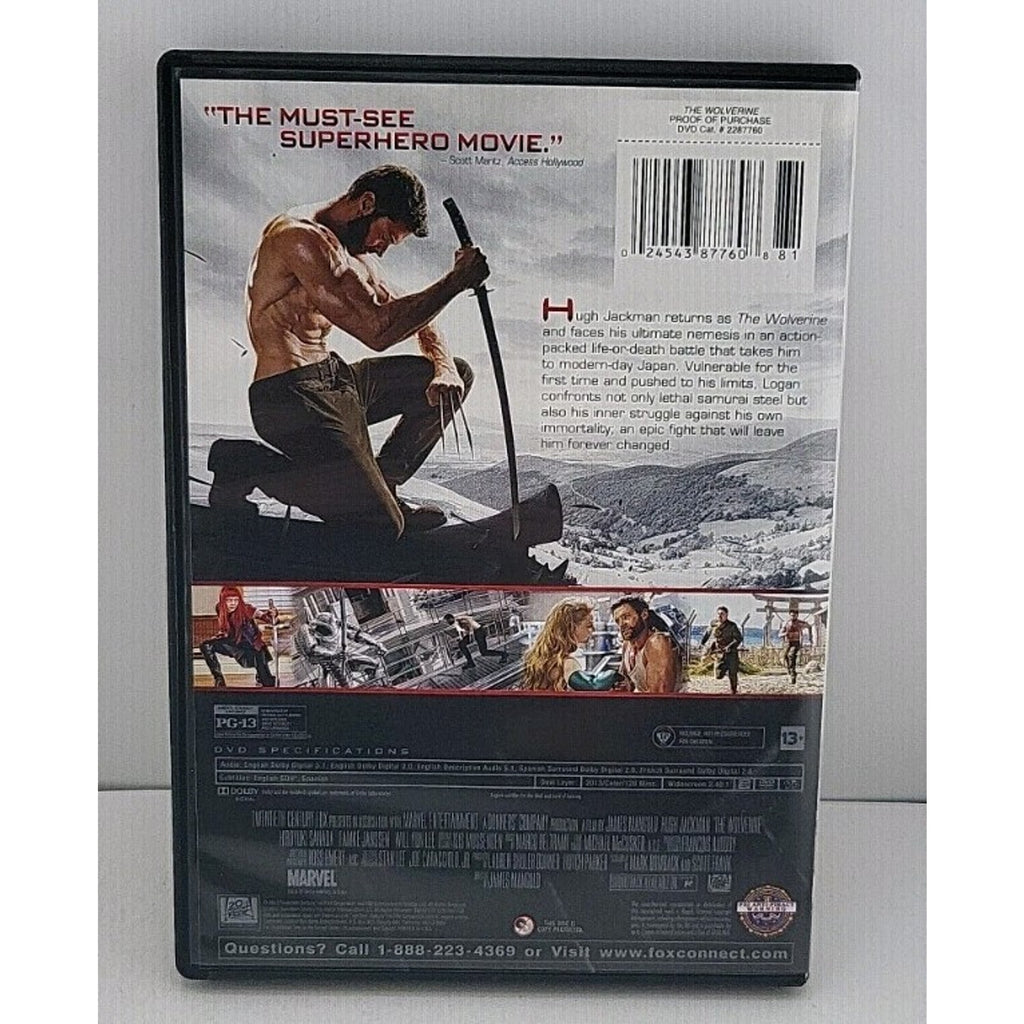 The Wolverine (DVD, 2013)