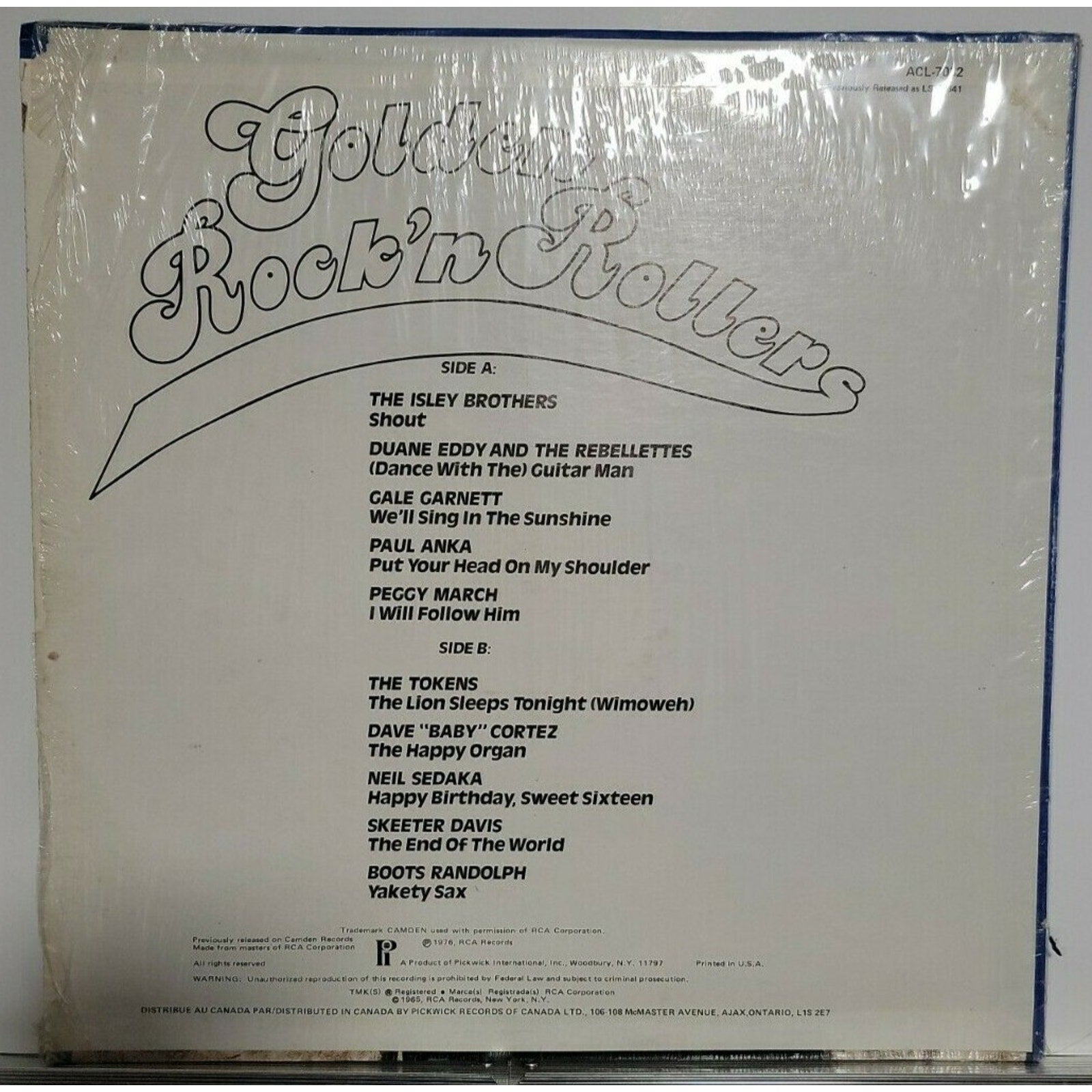 Various – Golden Rock'n Rollers (Vinyl)