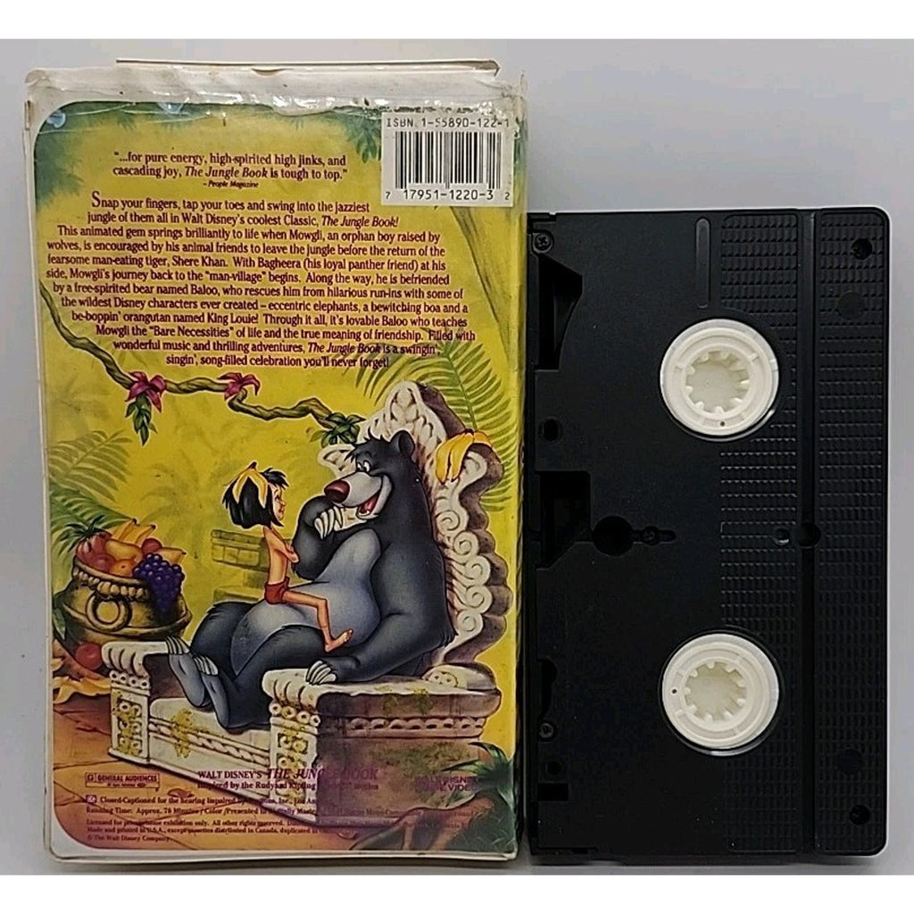 The Jungle Book (1967) (VHS, 1992)