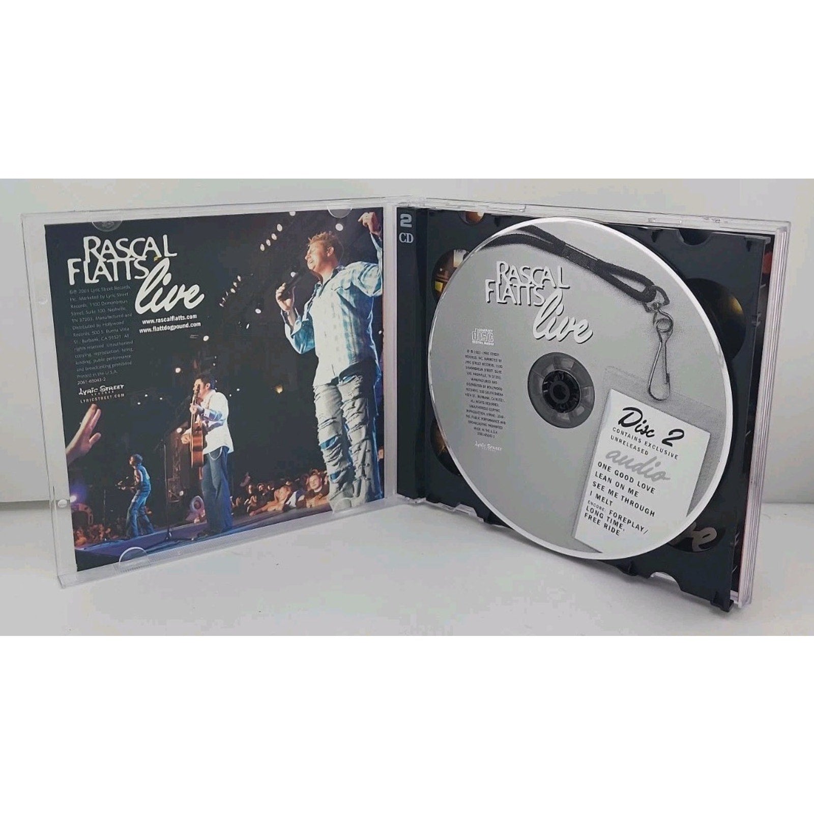 Live by Rascal Flatts (CD, Sep-2003, Lyric Street)