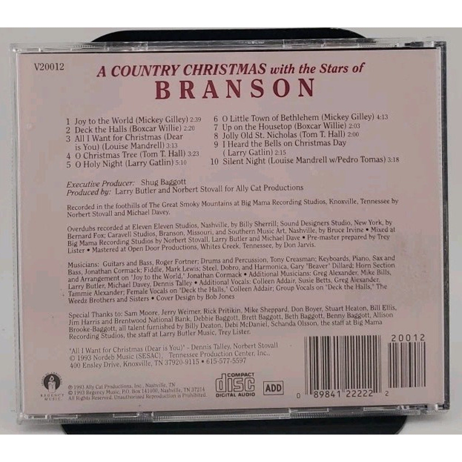 CD - A Country Christmas With The Stars Of Branson