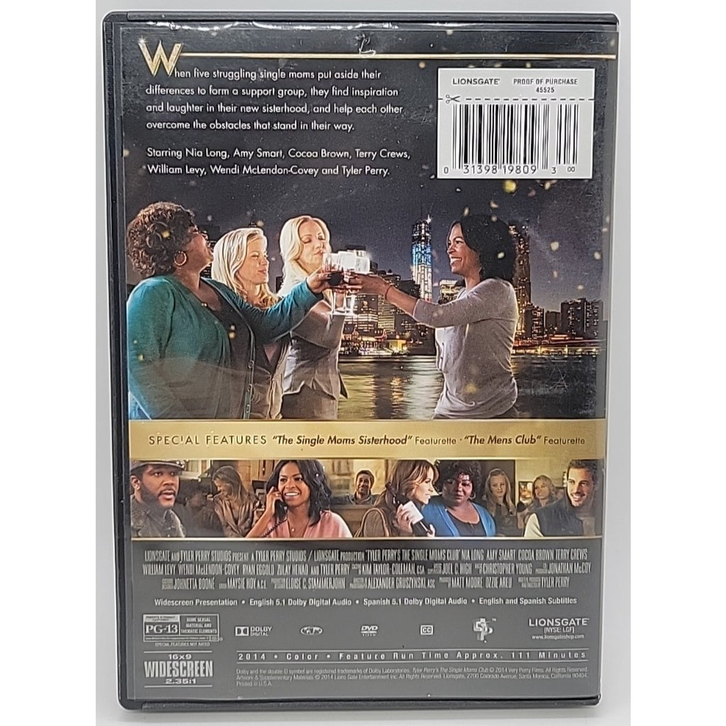 The Single Moms Club DVD Widescreen 2014 (Amy Smart, Nia Long, Terry Crews)