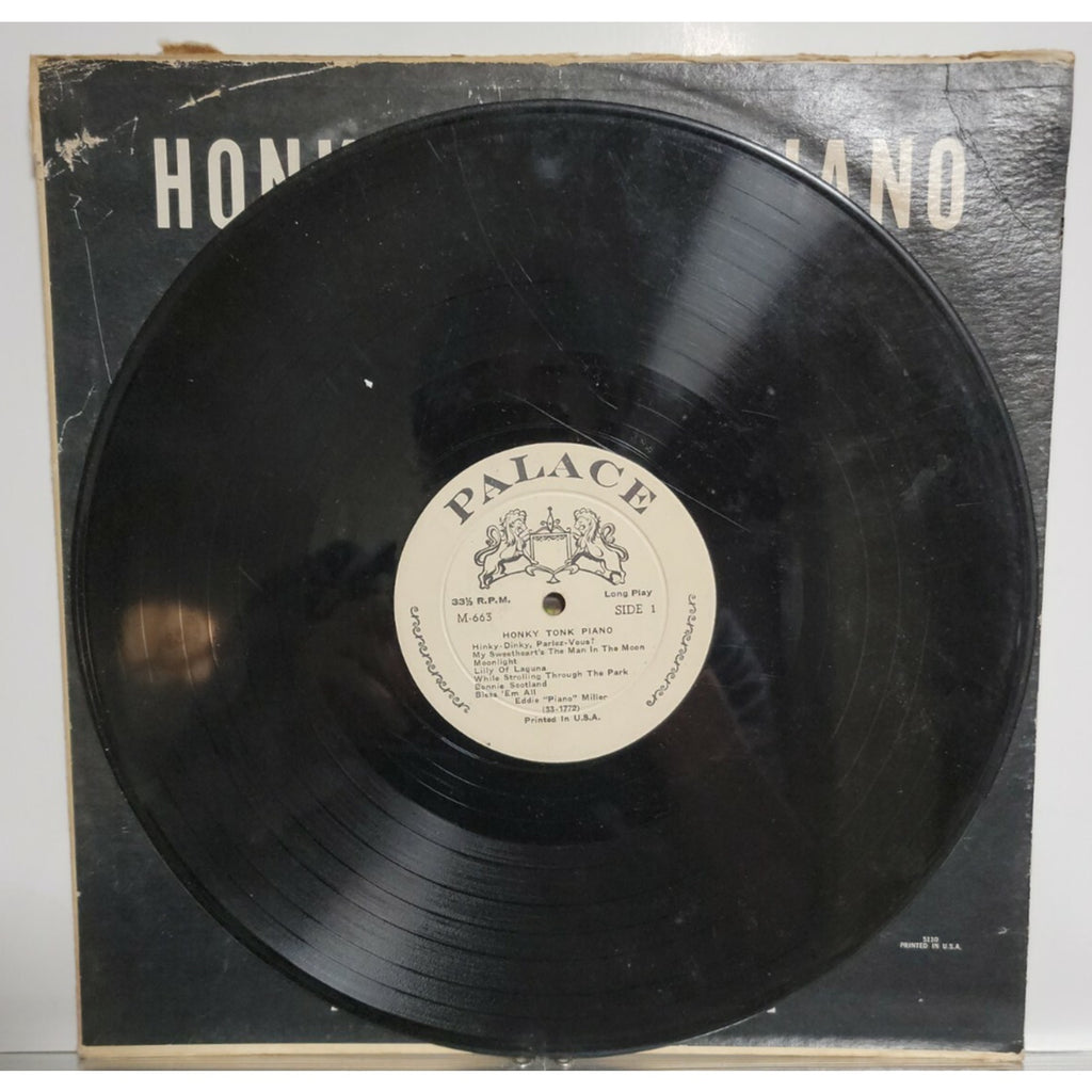 Eddie "Piano" Miller – Honky Tonk Piano (Vinyl)