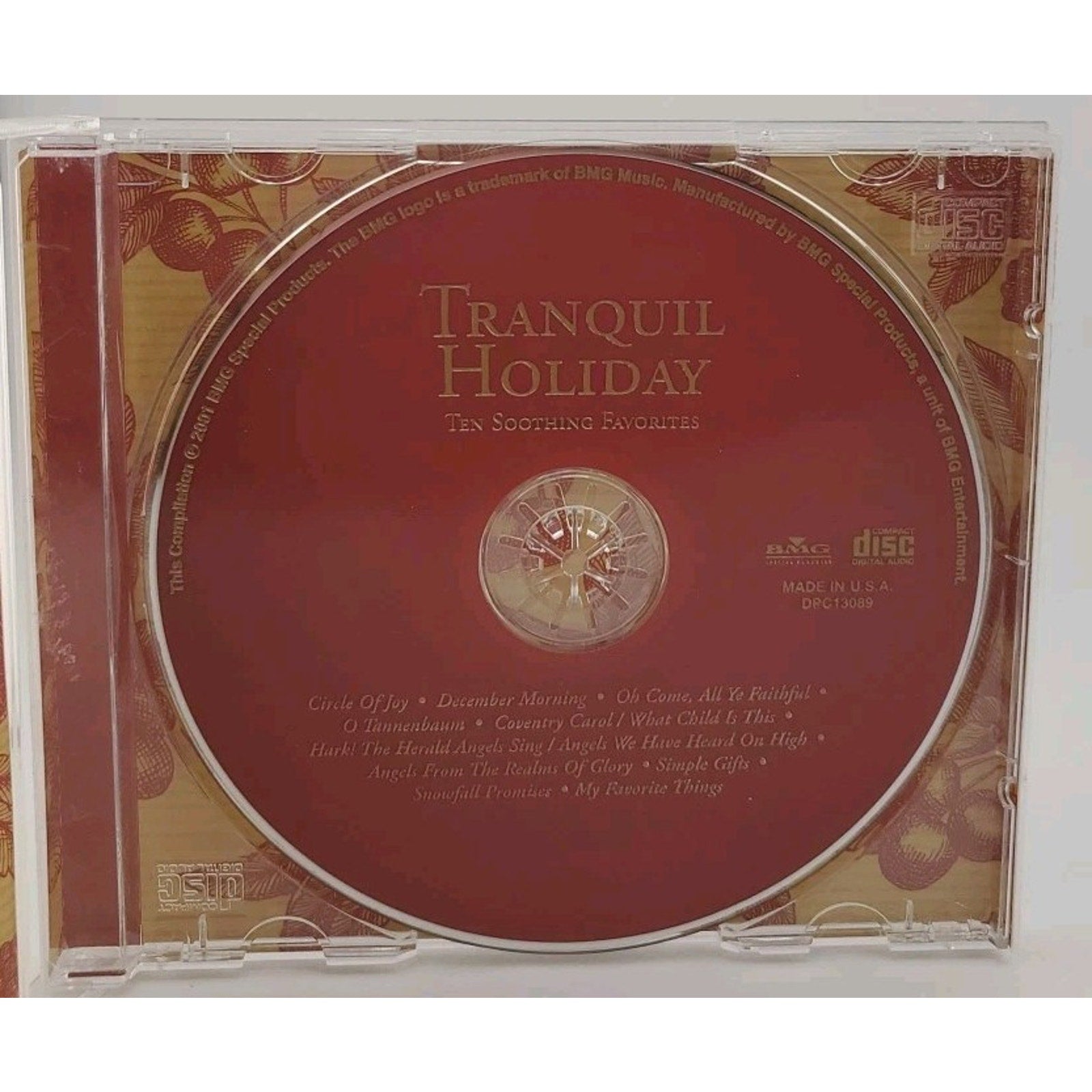 Tranquil Holiday- Ten Soothing Favorites To Bring Peace To The Season CD