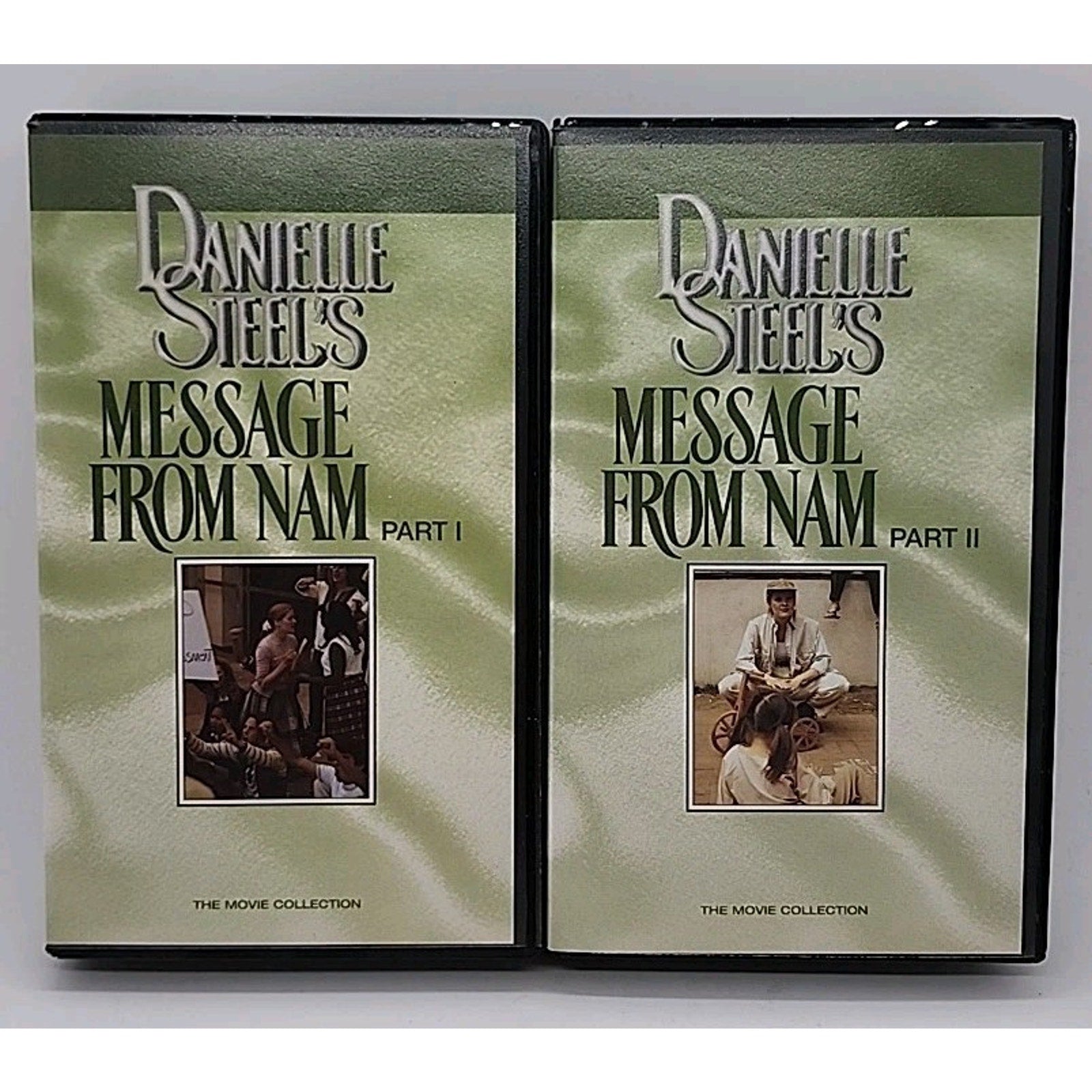 Danielle Steel's Message From Nam Part 1&2 (VHS)