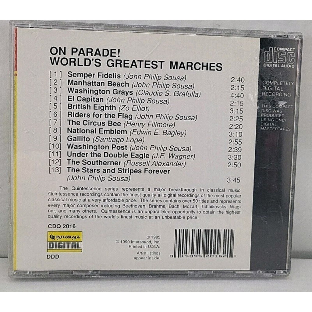 On Parade!: World's Greatest Marches (CD, Feb-1993, Intersound)