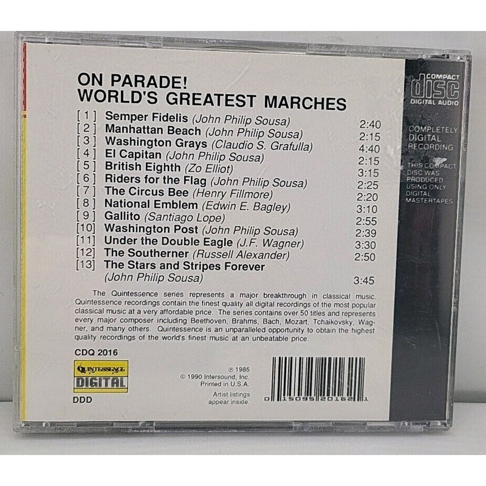 On Parade!: World's Greatest Marches (CD, Feb-1993, Intersound)