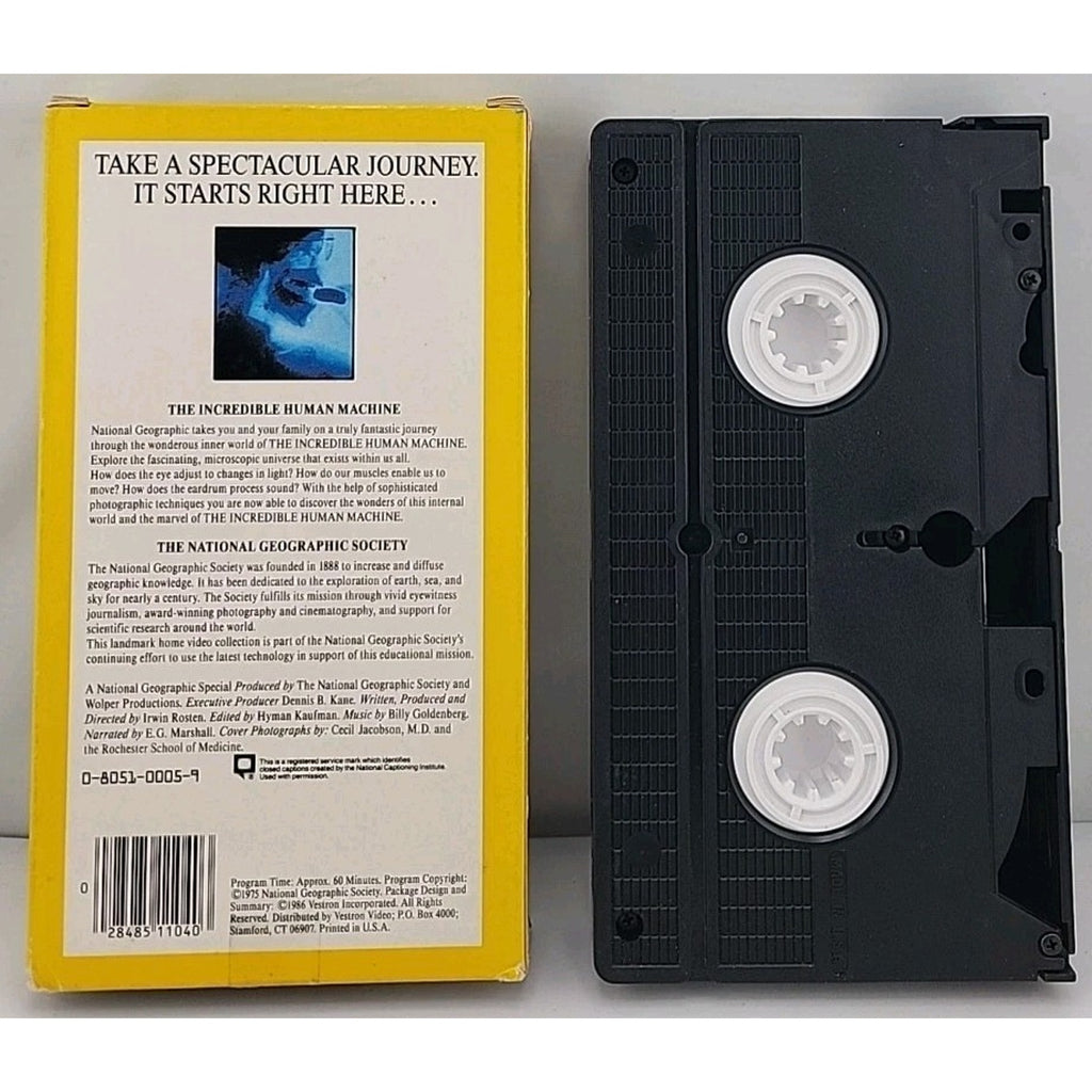 National Geographic Video - The Incredible Human Machine (VHS)