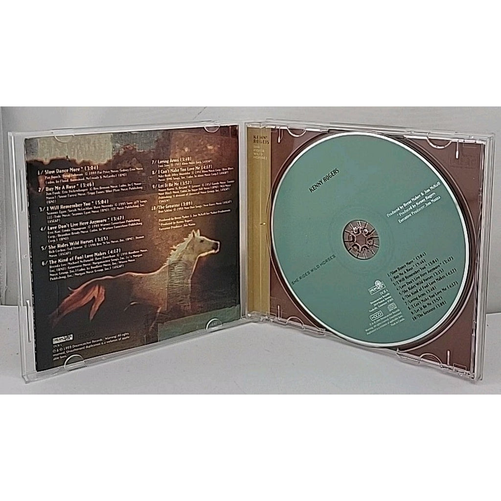 She Rides Wild Horses by Kenny Rogers (CD, 1999)