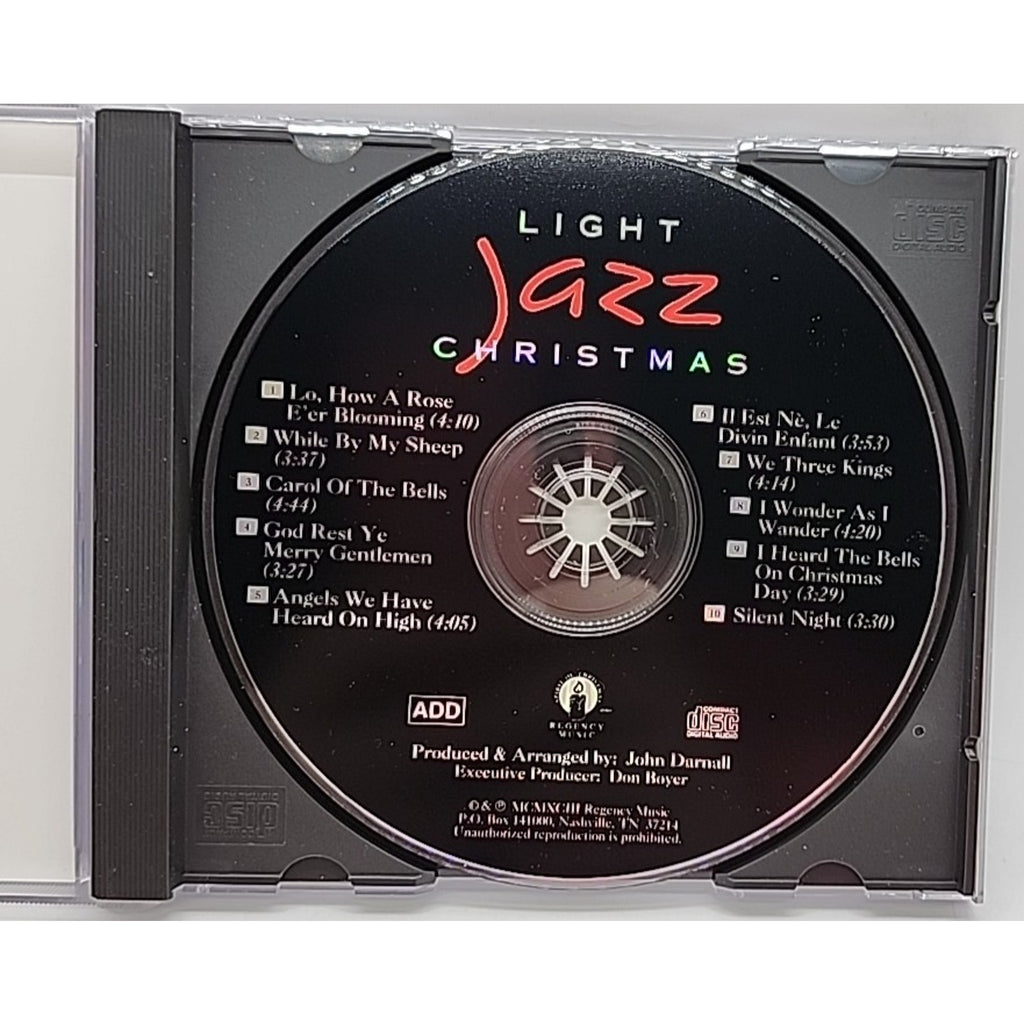Light Jazz Christmas (CD, 1994, Regency Entertainment)